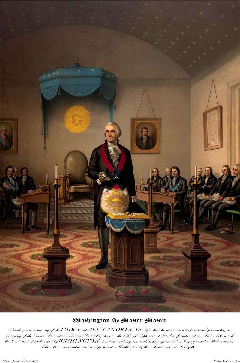 George Washington as Master of his Lodge, 1793