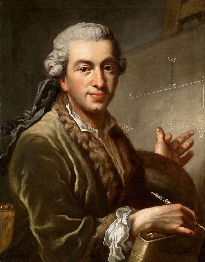 Portrait of Pierre-Simon Laplace by Johann Ernst Heinsius (1775)