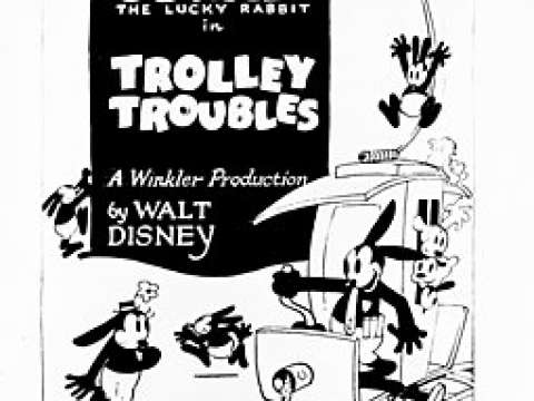 Theatrical poster for Trolley Troubles (1927)