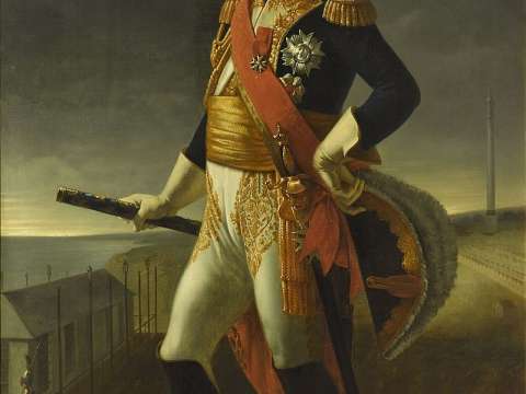 Soult as Marshal of the Empire. Copy of an 1805 portrait by Jean Broc