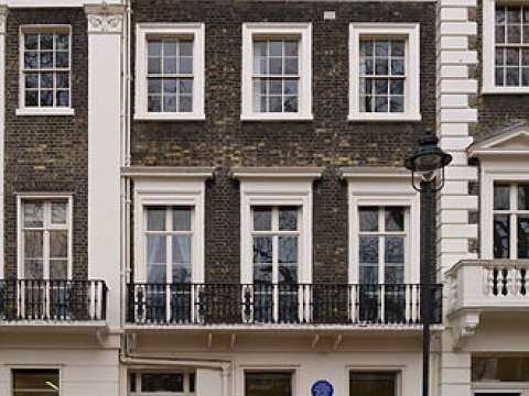 46 Gordon Square, where Keynes often stayed while in London. Following his marriage, Keynes took out an extended lease on Tilton House