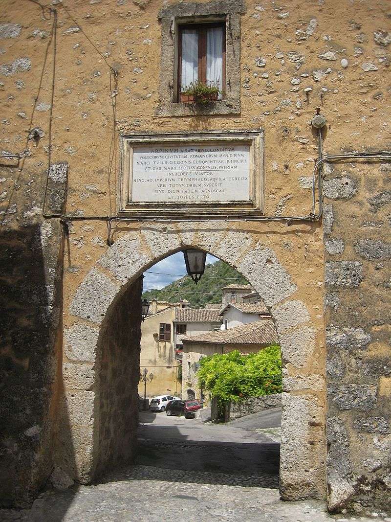Arpino, Italy, birthplace of Cicero