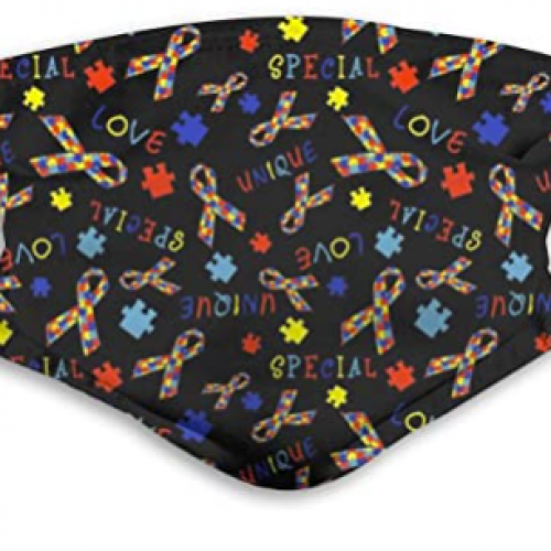 Autism Special Love Outdoor Face Protective Face Scarf