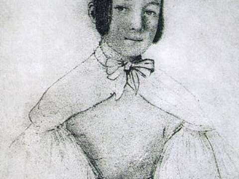 Maria Wodzińska, self-portrait