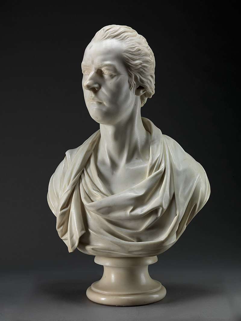 Marble bust of William Pitt by Joseph Nollekens, 1807. Yale Center for British Art