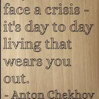 Quote by Anton Chekhov Wooden Plaque