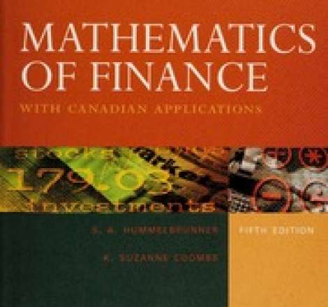 Mathematics of finance with Canadian applications
