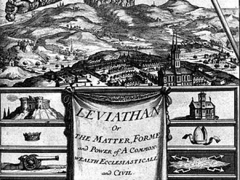 Frontispiece of Leviathan