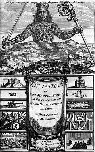 Frontispiece of Leviathan