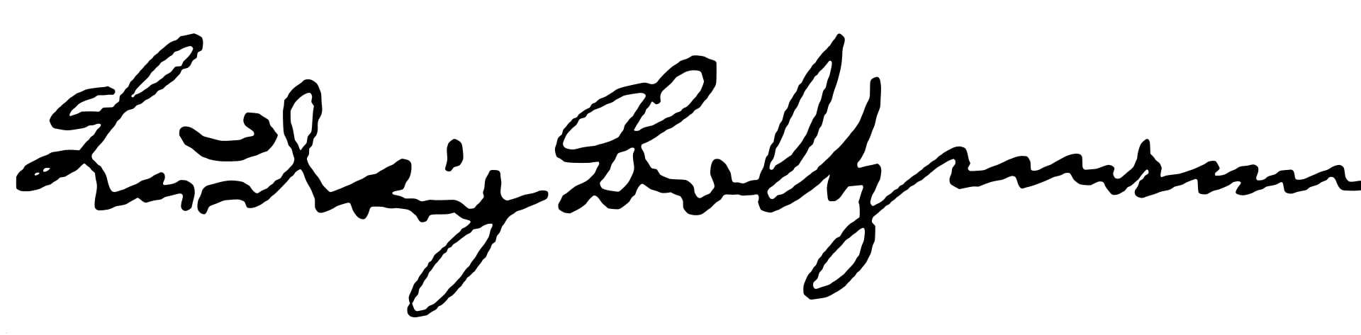 Ludwig Boltzmann Signature