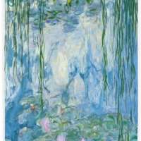 Water Lilies by Claude Monet Hand Towels