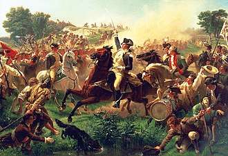 Washington Rallying the Troops at Monmouth, Emanuel Leutze (1851–1854)