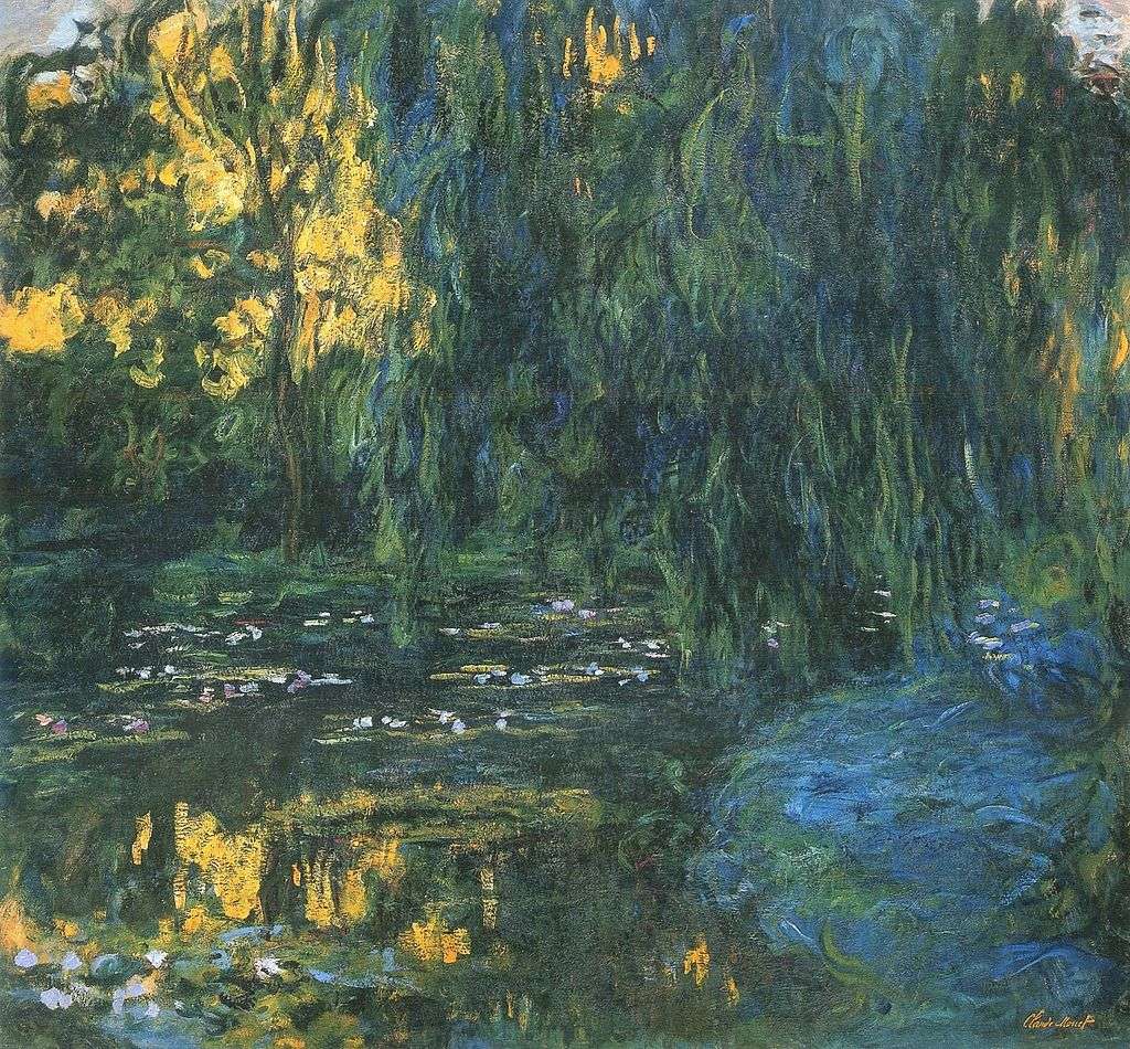 Water-Lily Pond and Weeping Willow, 1916–1919