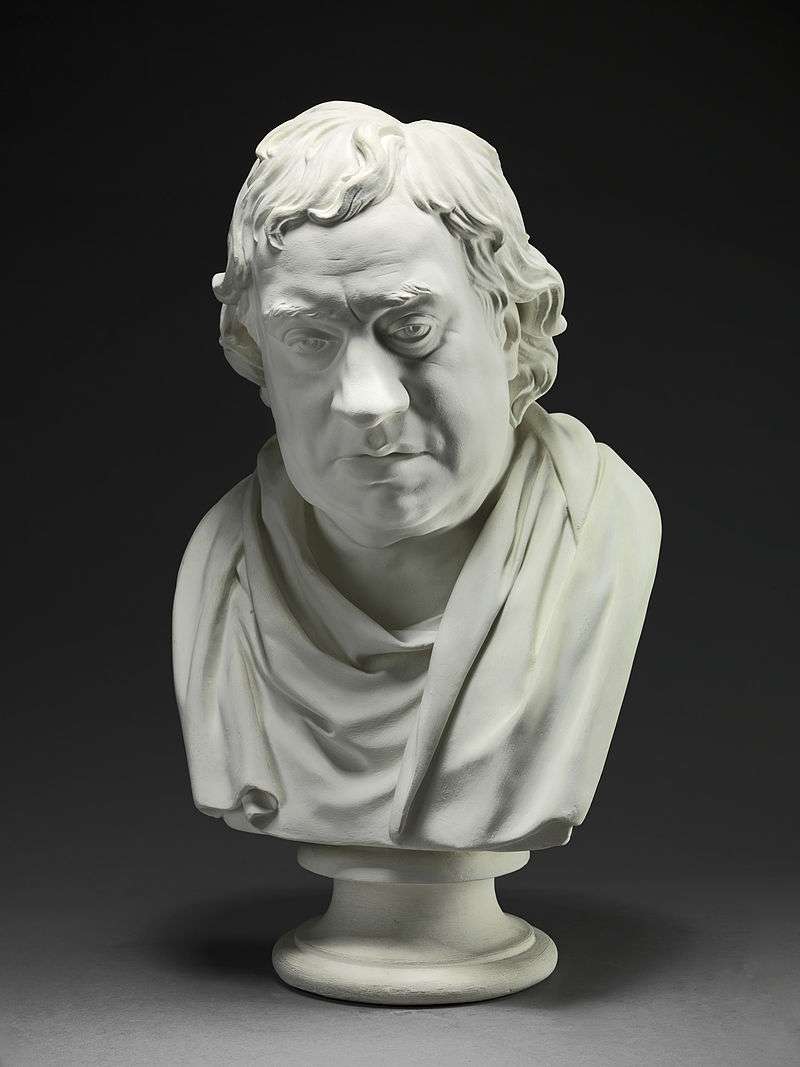 Bust of Johnson by Joseph Nollekens, 1777.