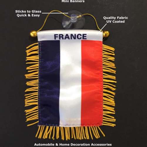 France Flags for Car & Home