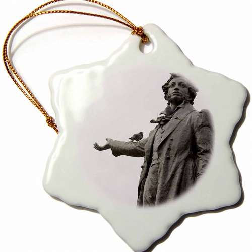 Alexander Pushkin Porcelain Ornament