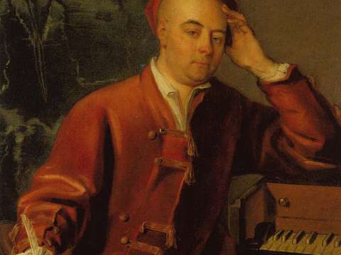 A painting of Handel by Philip Mercier