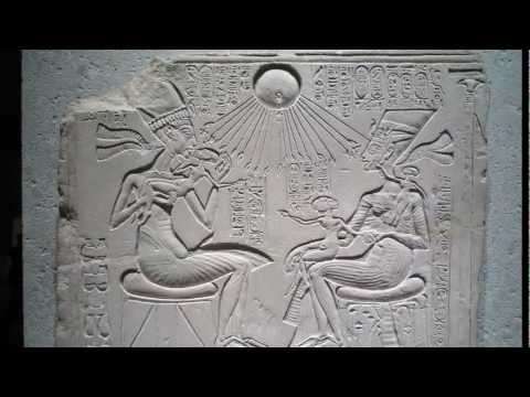 Akhenaten, Nefertiti, and Three Daughters