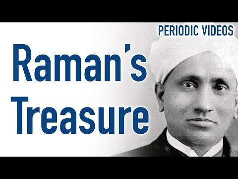 Raman's Nobel Prize (and walking stick) - Periodic Table of Videos
