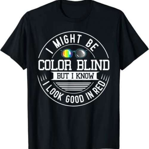 Color Blind Glasses T-Shirt