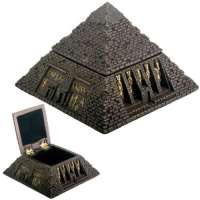 Small Bronze Pyramid Trinket Box