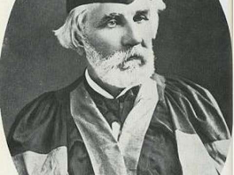 Turgenev receiving honorary doctorate, Oxford, 1879