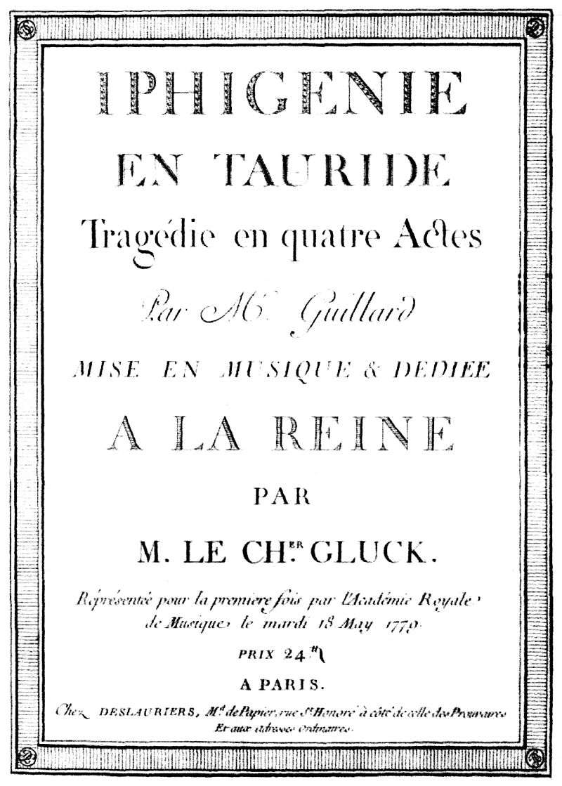 Title-page of the first printed score
