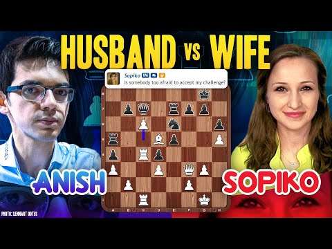 Husband vs Wife | Anish vs Sopiko in Banter Blitz with Anish Giri