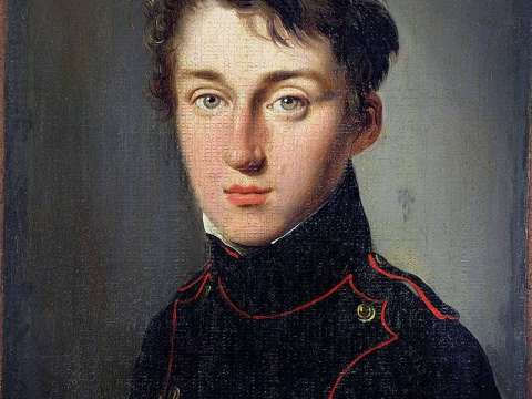 Nicolas Léonard Sadi Carnot in 1813 at age of 17 in the traditional uniform of a student of the École Polytechnique