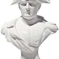 Napoleon Bonaparte Marble Bust Statue Sculpture 5.3'' White