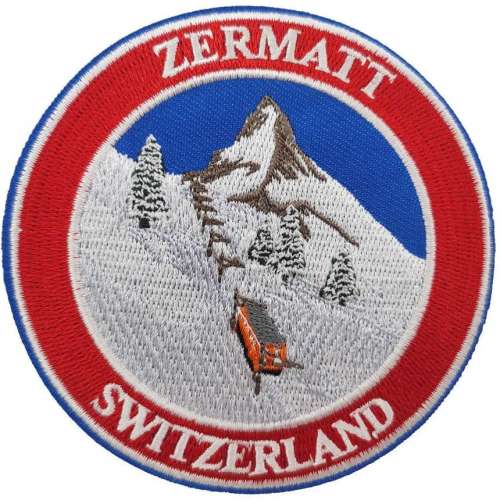 Zermatt Switzerland Embroidered Iron on Patch