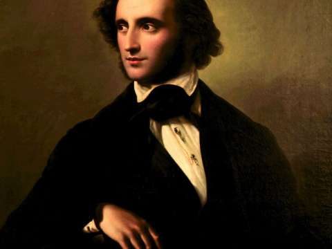 Portrait of Mendelssohn by Wilhelm Hensel, 1847