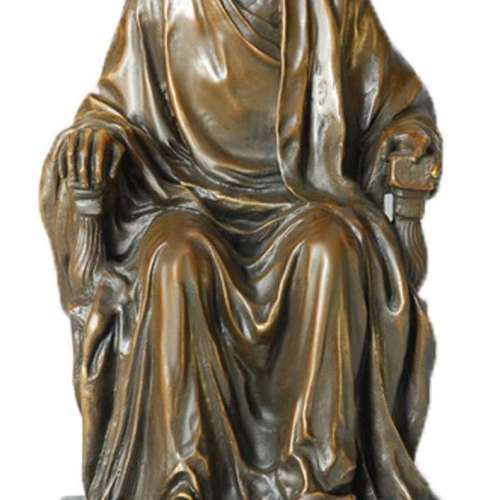 Voltaire Bronze Statue