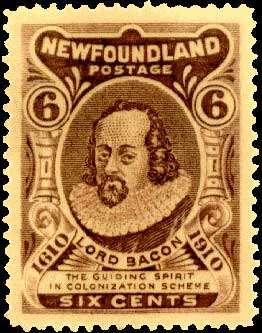A Newfoundland stamp, which reads 