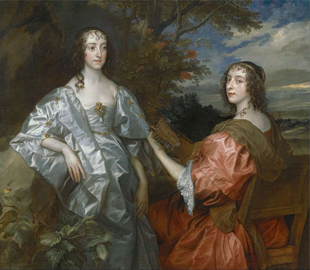 Katherine, Countess of Chesterfield, and Lucy, Countess of Huntingdon, c. 1636–40, oil on canvas, Yale Center for British Art