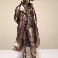 Magnifique - Napoleon with Hands in The Back Holding Monocular Statue Sculpture Figurine