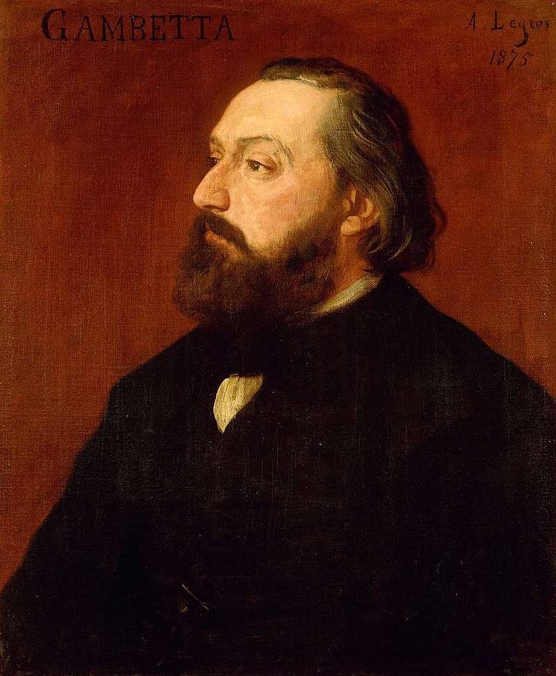 Léon Gambetta, by Alphonse Legros (1875).