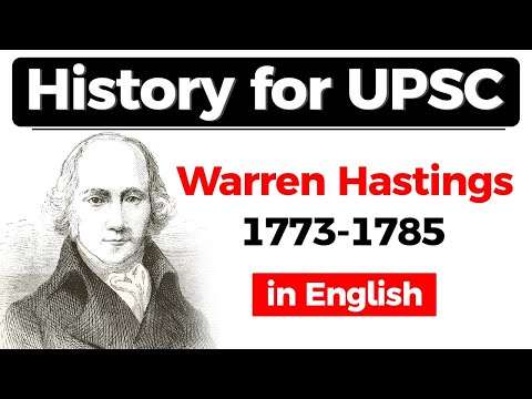  Warren Hastings Former Governor General of India from 1773 to 1785