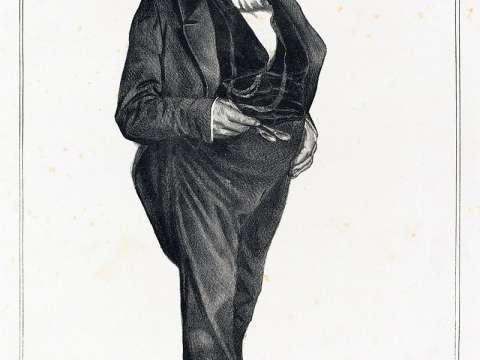 Caricature by Honoré Daumier, 1833