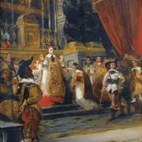 Cardinal De Richelieu Saying Mass in The Chapel of The Royal Palace Poster