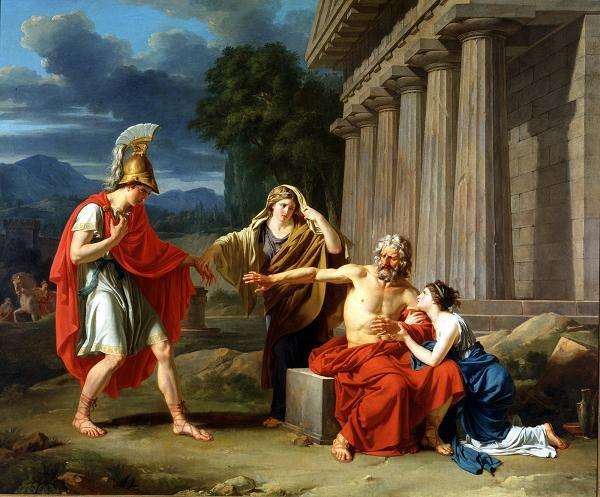 Oedipus at Colonus by Jean-Antoine-Théodore Giroust (1788), Dallas Museum of Art
