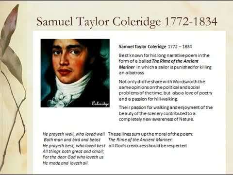 Introduction to Romanticism and Samuel Taylor Coleridge