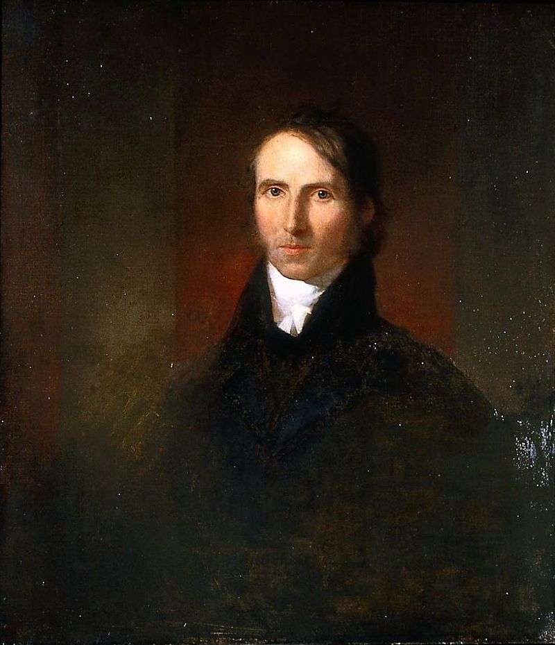 Portrait of Channing by Washington Allston, 1811