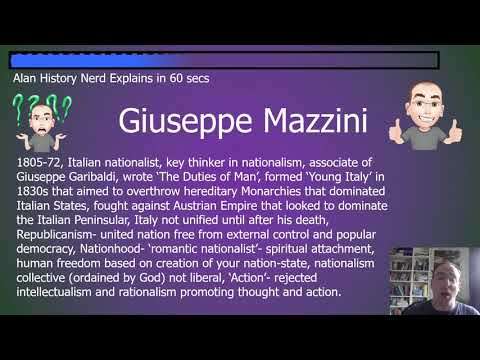 Done in 60 Seconds Giuseppe Mazzini