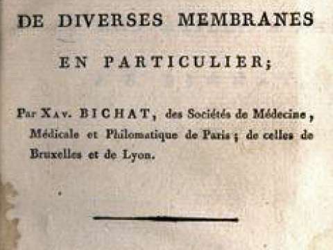 Title page of Traité des membranes