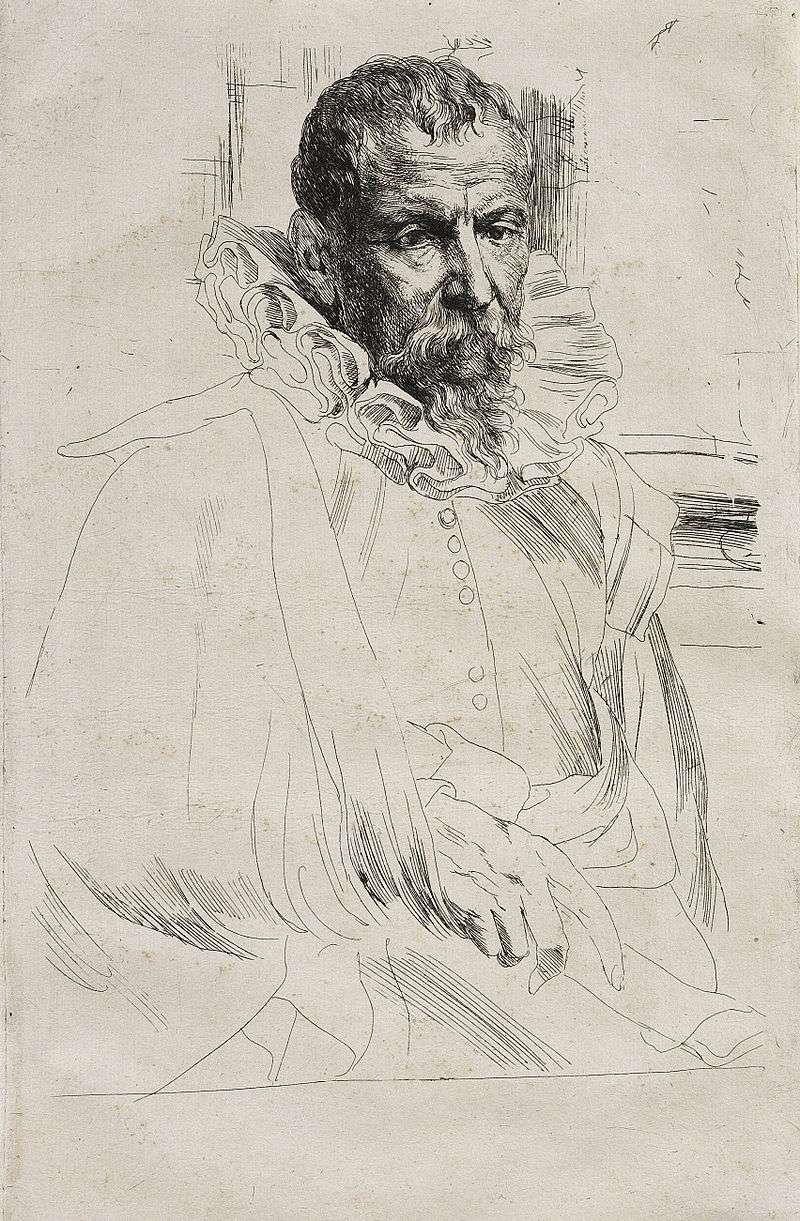Pieter Brueghel the Younger from the Iconography; etching by van Dyck