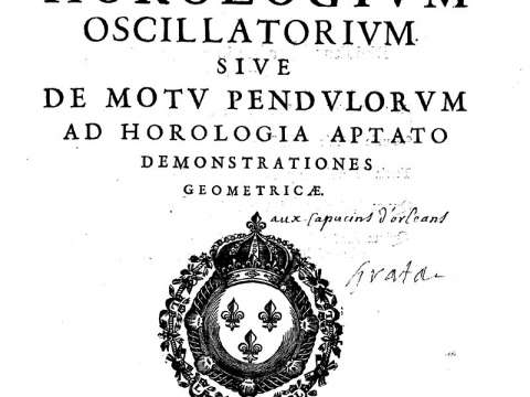 Horologium oscillatorium sive de motu pendulorum, 1673