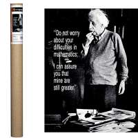 Albert Einstein - Do Not Worry Poster