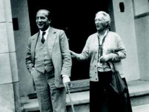 Käthe Hilbert with Constantin Carathéodory, before 1932