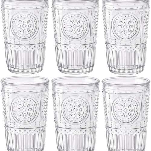 Bormioli Rocco Romantic Water / Juice Tumbler - Box Of 6 Glasses